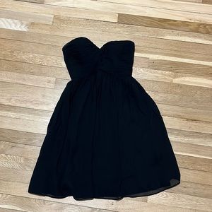 Donna Morgan crepe strapless dress